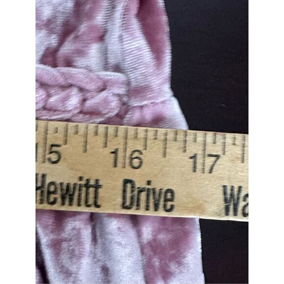 Torrid pink velveteen/velour sleeveless top size 00 (women's L - Picture 12 of 16